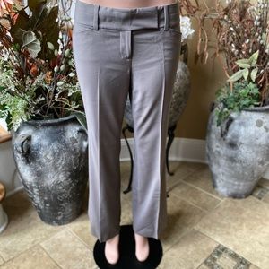 Ann Taylor Size 10 Petite Taupe Wide Tab Front Wide Leg Pants